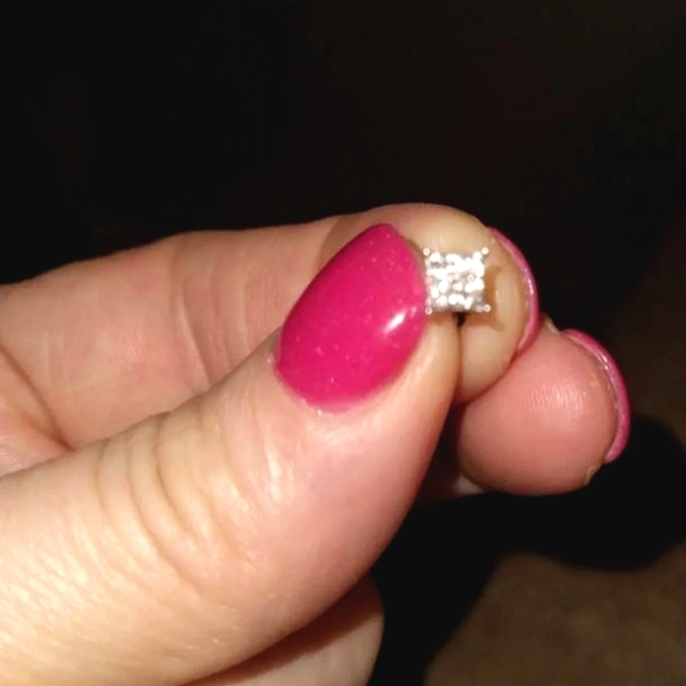 .25 stud real diamond earring